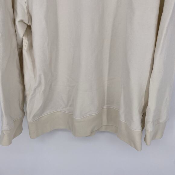 AG Wesley Crewneck Relaxed Pullover Sweatshirt Creme Men's Size XL - Picture 4 of 6